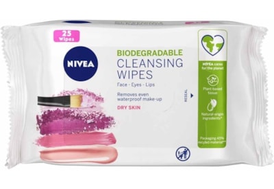 Nivea Bio Wipes Dry Skin 25s (BD390437)
