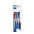 Staedtler Stick Pens Asst 6pk Staedtler Stick Pens Asst 6pk