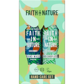 Faith In Nature Coconut Hand Care Duo 2x400ml (400019810706G)