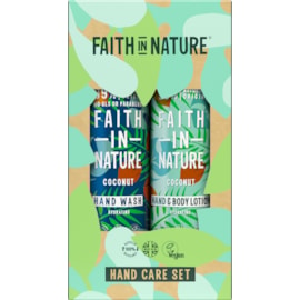 Faith In Nature Coconut Hand Care Duo 2x400ml Faith In Nature Coconut Hand Care Duo 2x400ml