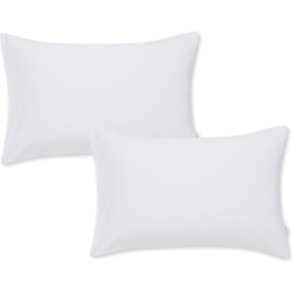 Bianca 400tc Cotton Sateen Std Pillowcase Pair White Bianca 400tc Cotton Sateen Std Pillowcase Pair White