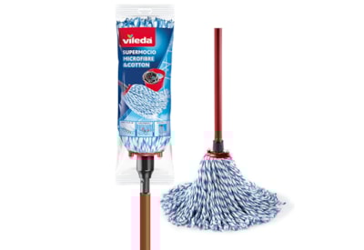 Vileda Supermocio Mircofibre & Cotton Mop Vileda Supermocio Mircofibre & Cotton Mop