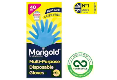 Marigold Multi Purpose Disposable Gloves 40S Marigold Multi Purpose Disposable Gloves 40S