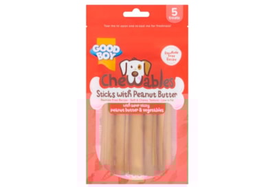 Good Boy Chewables Peanut Butter Sticks 5pk 100g Good Boy Chewables Peanut Butter Sticks 5pk 100g
