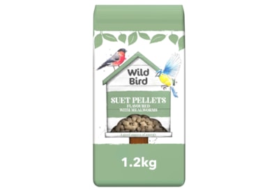 Wildbird Suet Pellets Mealworms 1.2kg (T621349)