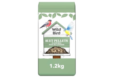 Wildbird Suet Pellets Mealworms 1.2kg Wildbird Suet Pellets Mealworms 1.2kg