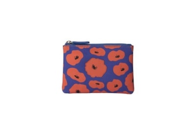 Mala Leather Pinky Poppies Coin Purse (4115-11POPPIES)