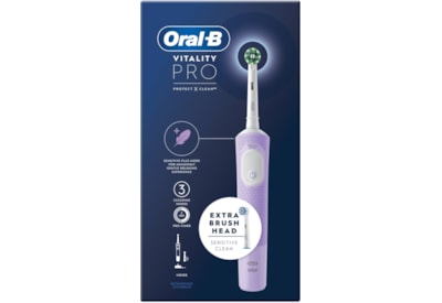 Oral B Vitality Pro Cross Action Lilac Toothbrush (ORAD12PROCALI)