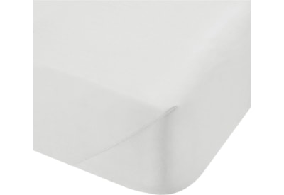 200tc C.percale X/deep Fitted Sheet White S/king (BD/52521/R/SKFDX/WH)