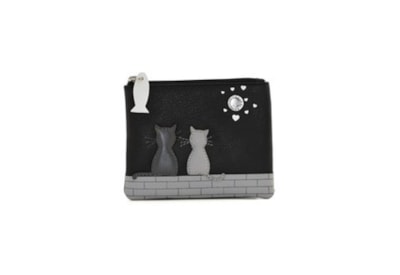 Mala Leather Midnight Cats Coin Purse Black (4231-35BLACK) Mala Leather Midnight Cats Coin Purse Black (4231-35BLACK)