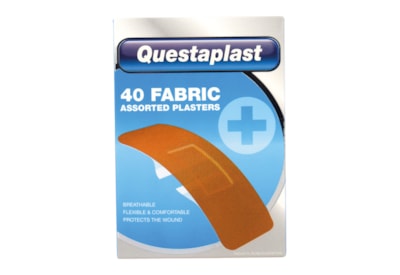 Questaplast Assorted Fabric Plasters 40's Questaplast Assorted Fabric Plasters 40's