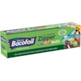 Bacofoil Multi Purpose Zipper Bags 15s 200mm x 150mm 1l (6776440)