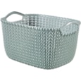 Curver Knit Rectangular Basket Misty Blue 8ltr Curver Knit Rectangular Basket Misty Blue 8ltr