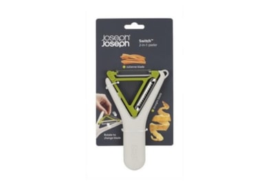 Joseph Joseph Switch 2-in-1 Peeler Stone/grn Joseph Joseph Switch 2-in-1 Peeler Stone/grn
