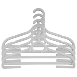 Wham Home Set Of 4 Adult Hangers Soft Grey (444000)