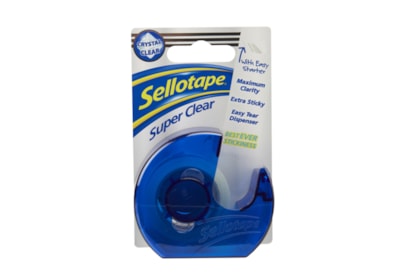 Sellotape Super Clear Dispenser 18Mmx15M