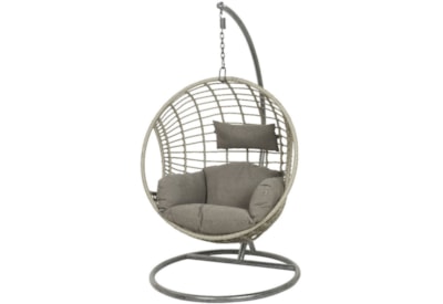 London Hanging Egg Chair Grey (9842385)