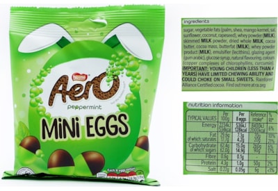 Aero Peppermint Mini Eggs 270g Aero Peppermint Mini Eggs 270g