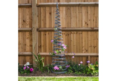 Faux Rattan Obelisk - Slate 1.5M Faux Rattan Obelisk - Slate 1.5M