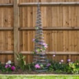 Faux Rattan Obelisk - Slate 1.5M