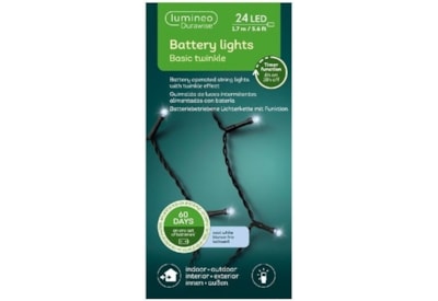 24 Durawise B/o M/a Twinkle Lights Blk/ White (497100)