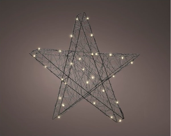 Micro Led Metal Star Warm White 87cm (497446)
