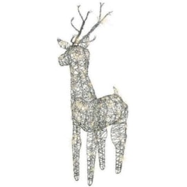 Led Wicker Deer Warm White 135cm (498694)