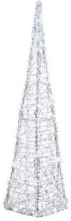 Led Acrylic Pyramid Flash Out Cool White 118cm (499027)
