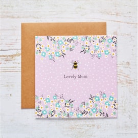 Lovely Mum Bee Card (4BL406)