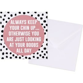 Chin Up Funny Card (4BT201)