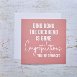 Ding Dong Divorced Funny Card Ding Dong Divorced Funny Card