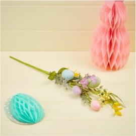 Richard Lang Faux Flower Spray W/spring Eggs Richard Lang Faux Flower Spray W/spring Eggs