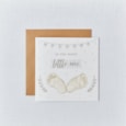 Baby Welcome To The World Card With Baby Feet & Wreaths Baby Welcome To The World Card With Baby Feet & Wreaths