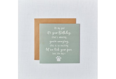 Dog Parent Birthday Card Dog Parent Birthday Card