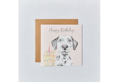 Dalmatian Dog Birthday Card Dalmatian Dog Birthday Card