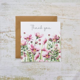 Thank You Floral Card Thank You Floral Card