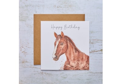Horse Happy Birthday Card (4FL470)