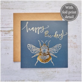 Bee Birthday Foil Card (4FL700)