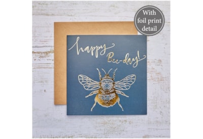 Bee Birthday Foil Card (4FL700)