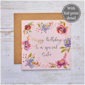 Sister Birthday Foil Card (4FL701)