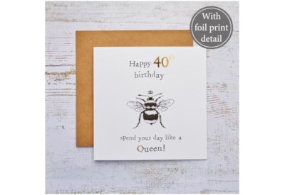 Bee 40th Foil Card (4FL705)