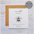 Bee 60th Foil Card Bee 60th Foil Card