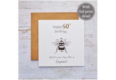 Bee 60th Foil Card Bee 60th Foil Card