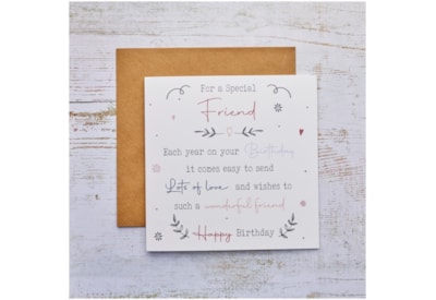 Special Friend Birthday Card Special Friend Birthday Card