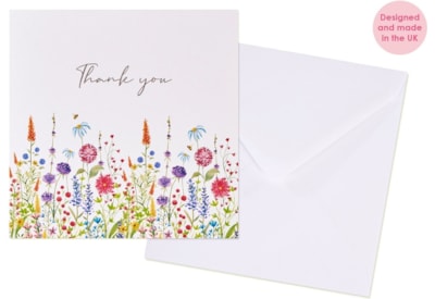 Flower Thank You Card Flower Thank You Card