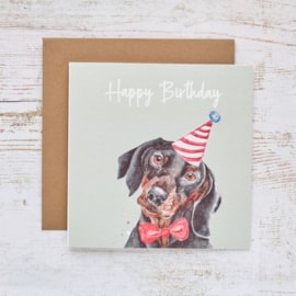 Dachshund Dog Birthday Card Dachshund Dog Birthday Card