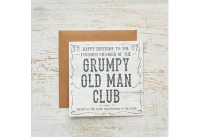 Grumpy Old Man Club Birthday Card Grumpy Old Man Club Birthday Card
