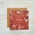 Floral New Home Card Floral New Home Card