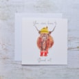 Highland Cow Friend Card Born To Stand Out Highland Cow Friend Card Born To Stand Out