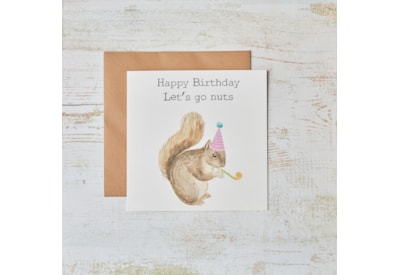 Squirrel Birthday Card Squirrel Birthday Card